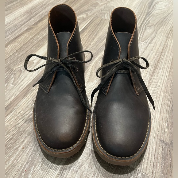 Clarks Men's Bushacre 3 Chukka Boot - Dark Brown - Picture 6 of 7